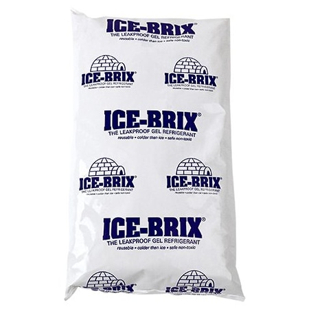 Ice-Brix 8 x 6 x 1 1/4'' - 24 oz. Ice-Brix Cold Packs, 12PK BUY00020488